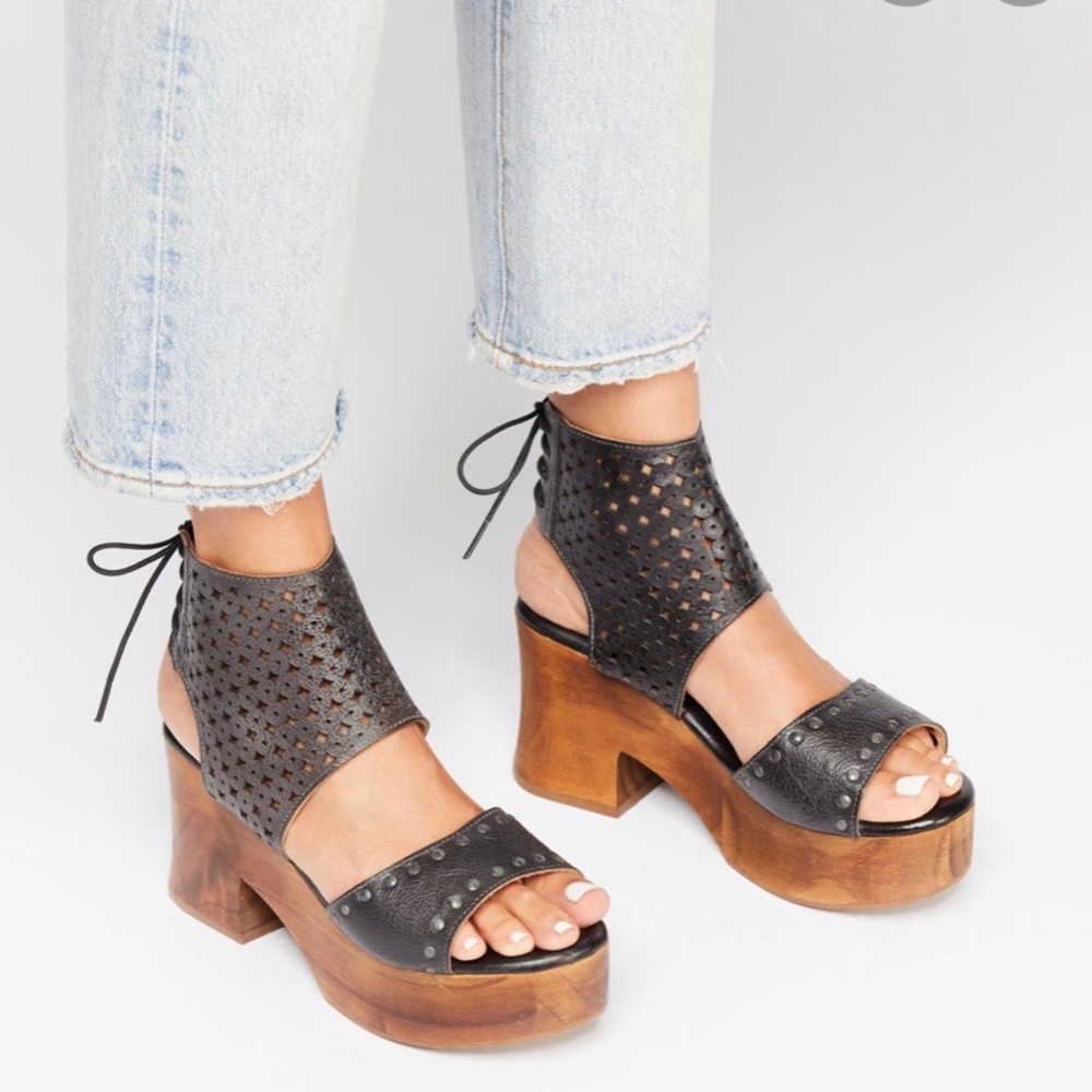 Free People Leather Mollie Clog